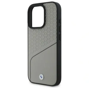 Kup Etui BMW BMHMP16X23RDCLG Apple iPhone 16 Pro Max hardcase Sign Leather Textured and Line MagSafe šedý/grey - BMW715 - {ean13} - Sklep Home Screen
