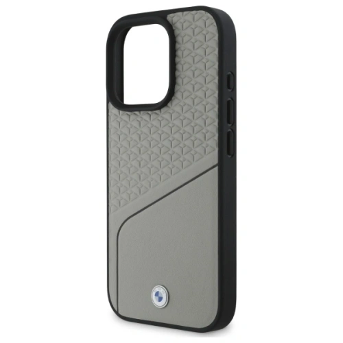 Kup Etui BMW BMHMP16X23RDCLG Apple iPhone 16 Pro Max hardcase Sign Leather Textured and Line MagSafe szary/grey - BMW715 - {ean13} - Sklep Home Screen