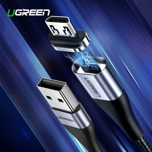 Kup Kabel magnetyczny micro USB UGREEN QC 3.0, 2,4A, 1m (czarny) - UGR238BLK - {ean13} - Sklep Home Screen