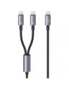 Kabel USAMS USB-C / 2xUSB-C 72W 1.2m hliníkový datový kabel Sufeng Series