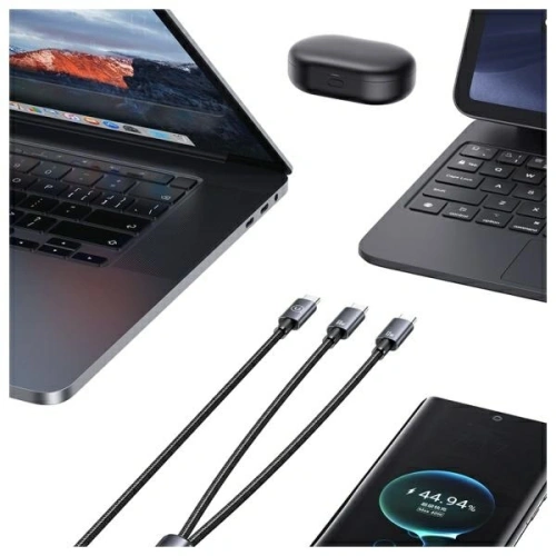 Kup Kabel USAMS USB-C / 2xUSB-C 72W 1.2m hliníkový datový kabel Sufeng Series - USA1197 - {ean13} - Sklep Home Screen