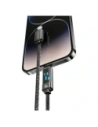 USAMS USB-C / Lightning kábel 30W 1.2m Cink ötvözet Gyors Töltési Adatkábel Meteor Sorozat