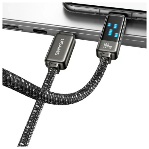 Kup Kabel USAMS USB-C / USB-C 100W 1.2m Rychlonabíjecí datový kabel zinku Meteor Series - USA1200 - {ean13} - Sklep Home Screen