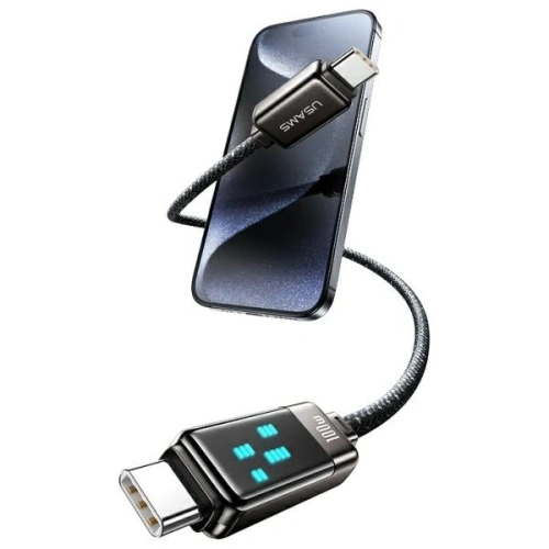 Kup Kabel USAMS USB-C / USB-C 100W 1.2m Rychlonabíjecí datový kabel zinku Meteor Series - USA1200 - {ean13} - Sklep Home Screen
