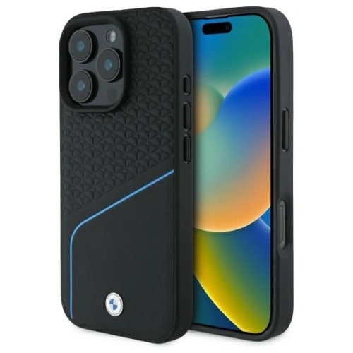 Kup Etui BMW BMHMP16X23RDCLK Apple iPhone 16 Pro Max hardcase Sign Leather Textured And Line MagSafe černý/black - BMW716 - {ean13} - Sklep Home Screen