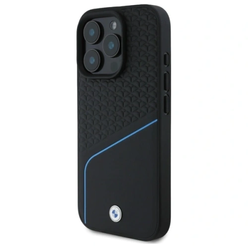 Kup Etui BMW BMHMP16X23RDCLK Apple iPhone 16 Pro Max hardcase Sign Leather Textured And Line MagSafe černý/black - BMW716 - {ean13} - Sklep Home Screen