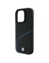 Kup BMW BMHMP16X23RDCLK Apple iPhone 16 Pro Max husă din material textil semnată cu piele texturată și linie MagSafe neagră - BMW716 - {ean13} - Sklep Home Screen