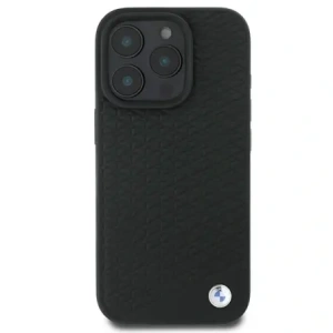 Kup BMW BMHMP16X23RDDK Apple iPhone 16 Pro Max keménytok Sign Leather Diamond Metal Logo MagSafe fekete - BMW717 - {ean13} - Sklep Home Screen