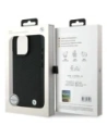 Kup BMW BMHMP16X23RDDK Apple iPhone 16 Pro Max keménytok Sign Leather Diamond Metal Logo MagSafe fekete - BMW717 - {ean13} - Sklep Home Screen