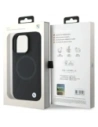 Kup Etui BMW BMHMP16X23RTPK Apple iPhone 16 Pro Max hardcase Sign Leather Half Textured And Circle MagSafe czarny/black - BMW718 - {ean13} - Sklep Home Screen