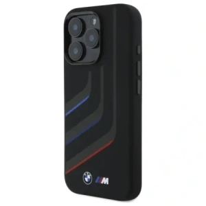 Kup Etui BMW BMHMP16X23SLIK Apple iPhone 16 Pro Max hardcase Silicone Turning Lines MagSafe czarny/black - BMW719 - {ean13} - Sklep Home Screen