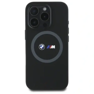 Kup Etui BMW BMHMP16X23SROK Apple iPhone 16 Pro Max hardcase M Silicone Printed Ring MagSafe czarny/black - BMW720 - {ean13} - Sklep Home Screen