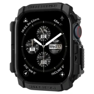 Kup Etui Spigen Rugged Armor Apple Watch 10 46mm Matte Black - SPN16538 - {ean13} - Sklep Home Screen
