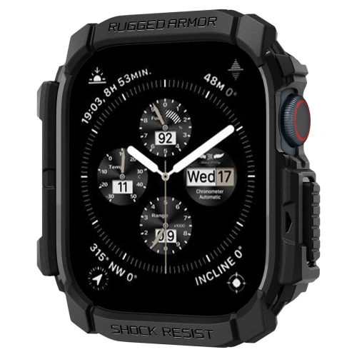 Kup Case Spigen Rugged Armor Apple Watch 10 46mm Matt Schwarz - SPN16538 - {ean13} - Sklep Home Screen