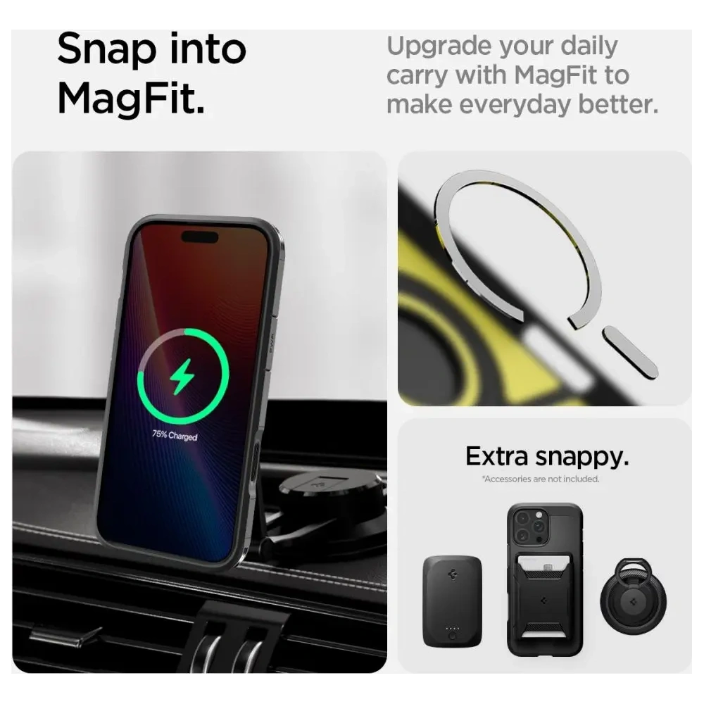 Etui Spigen Tough Armor T Mag MagSafe Apple iPhone 16 Pro Black