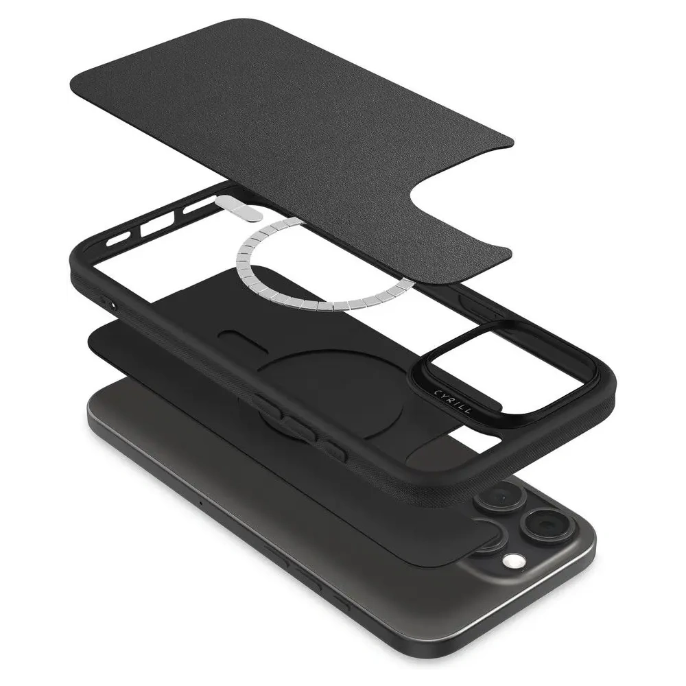 Etui Spigen Cyrill Kajuk Mag MagSafe Apple iPhone 16 Pro Black