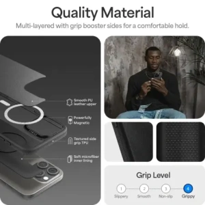 Kup Etui Spigen Cyrill Kajuk Mag MagSafe Apple iPhone 16 Pro černé - SPN16542 - {ean13} - Sklep Home Screen