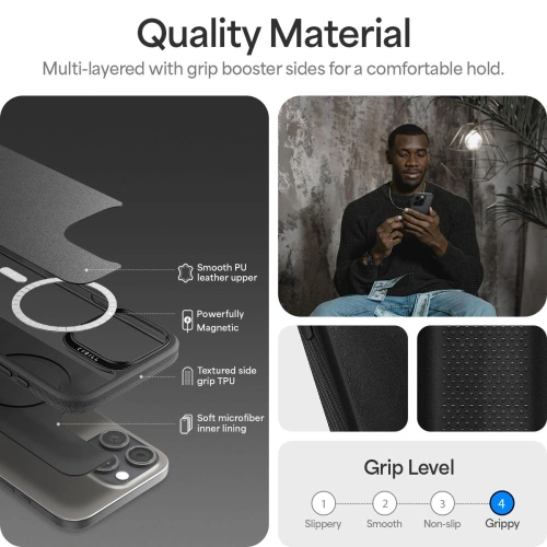 Kup Etui Spigen Cyrill Kajuk Mag MagSafe Apple iPhone 16 Pro černé - SPN16542 - {ean13} - Sklep Home Screen