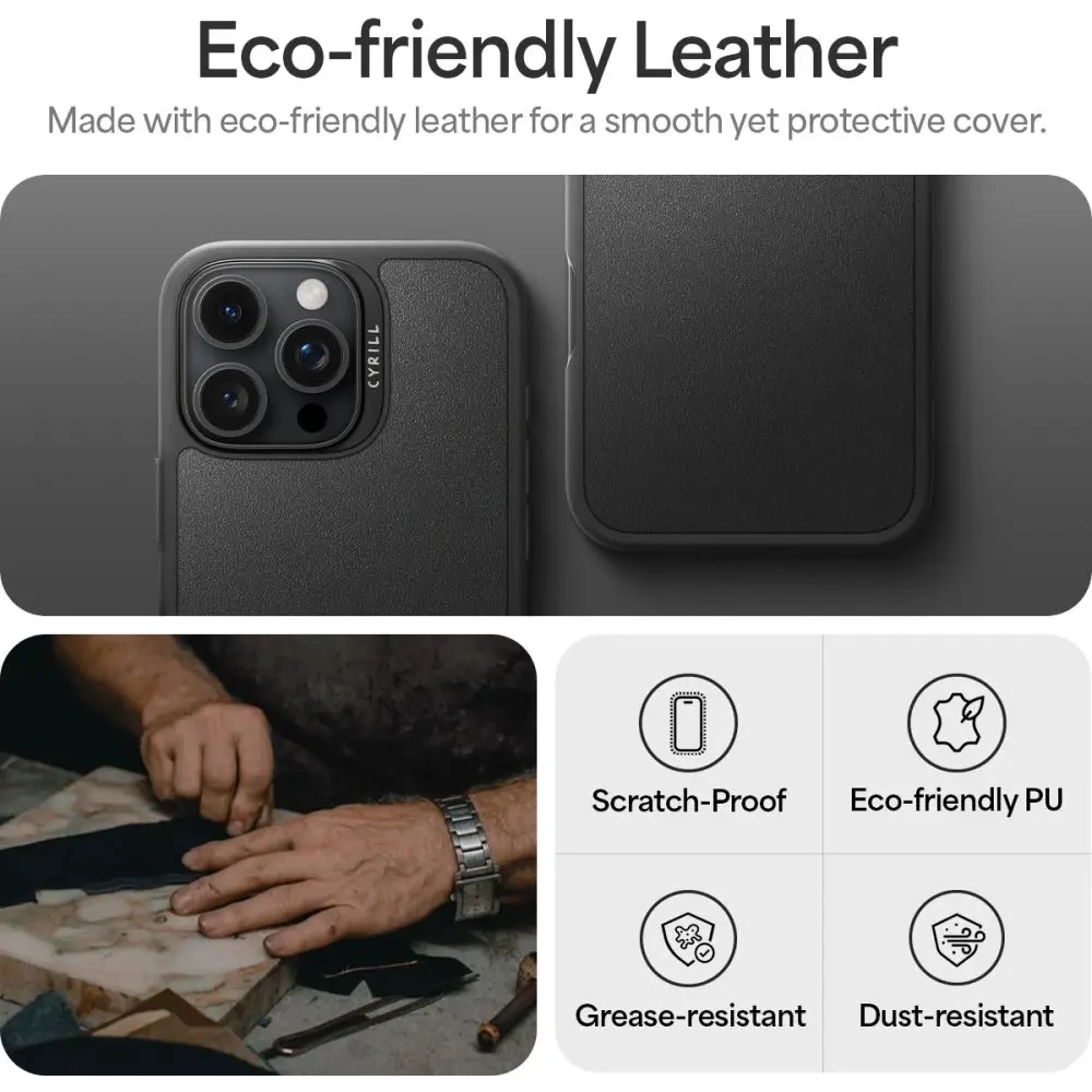 Etui Spigen Cyrill Kajuk Mag MagSafe Apple iPhone 16 Pro Black