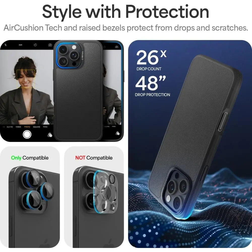 Etui Spigen Cyrill Kajuk Mag MagSafe Apple iPhone 16 Pro Black