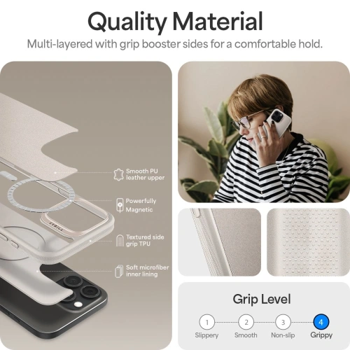 Buy Case Spigen Cyrill Kajuk Mag MagSafe Apple iPhone 16 Pro Cream - SPN16543 - {ean13} - Home Screen Store Europe