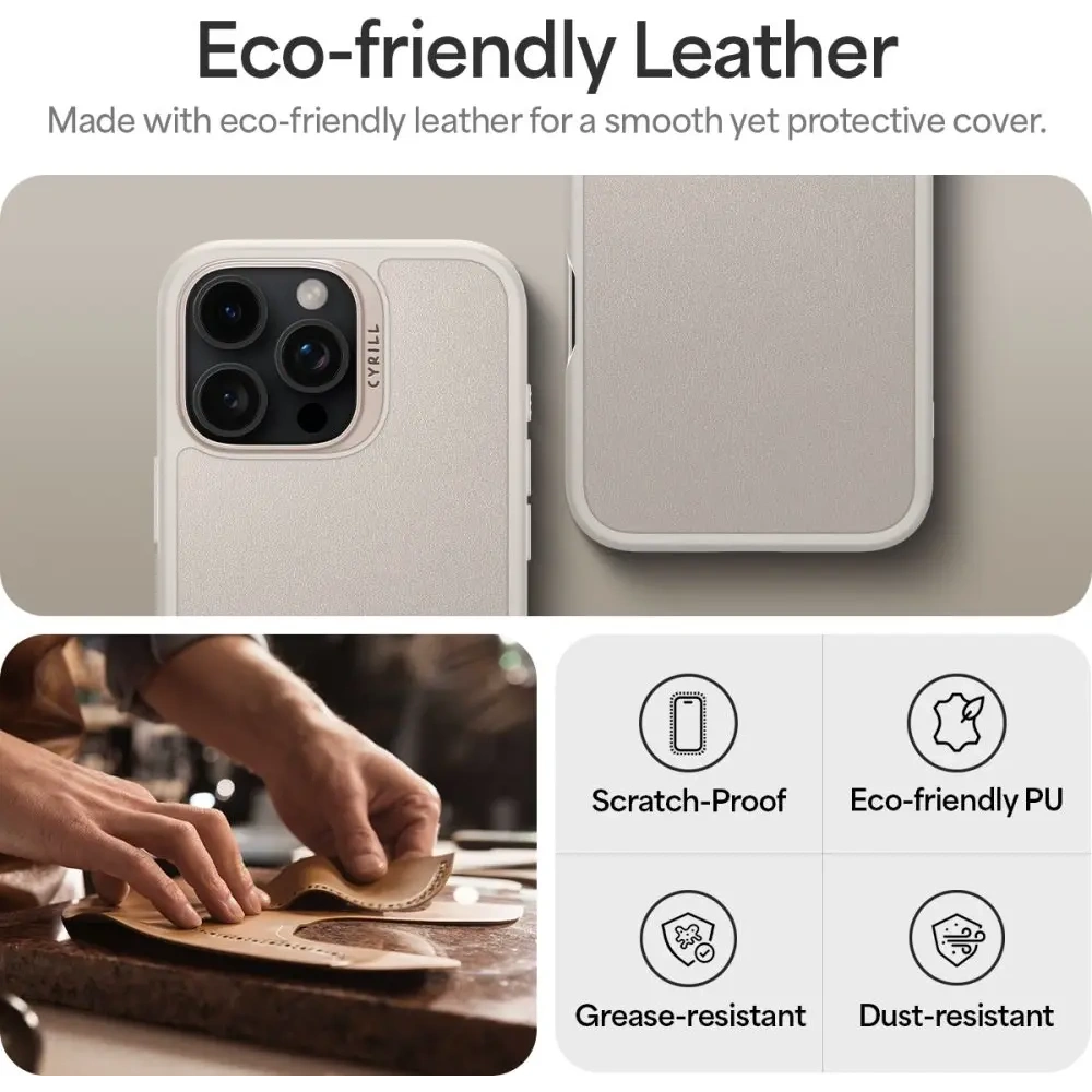 Etui Spigen Cyrill Kajuk Mag MagSafe Apple iPhone 16 Pro Cream