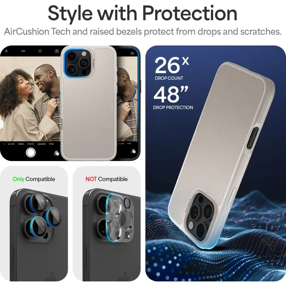 Etui Spigen Cyrill Kajuk Mag MagSafe Apple iPhone 16 Pro Cream