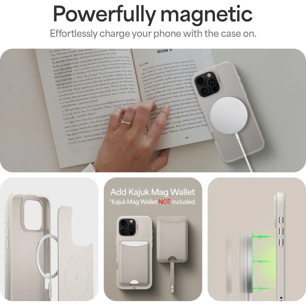 Etui Spigen Cyrill Kajuk Mag MagSafe Apple iPhone 16 Pro Cream