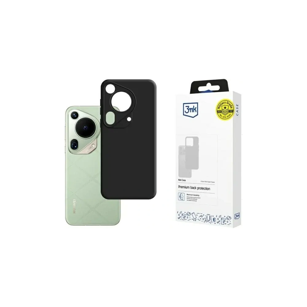 Etui 3MK Matt Case Huawei Pura 70 Ultra czarny/black