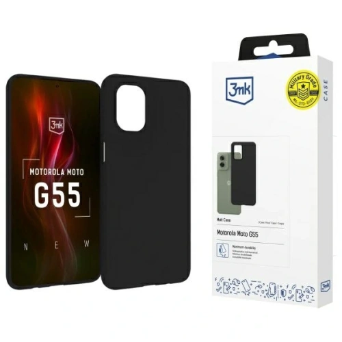 Kup Etui 3MK Matt Case Motorola Moto G55 5G černý/black - 3MK15759 - {ean13} - Sklep Home Screen