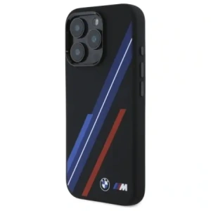 Kup Etui BMW BMHMP16X23SSPK Apple iPhone 16 Pro Max hardcase Silicone Random Lines MagSafe czarny/black - BMW721 - {ean13} - Sklep Home Screen