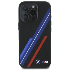 Kup Etui BMW BMHMP16X23SSPK Apple iPhone 16 Pro Max hardcase Silicone Random Lines MagSafe czarny/black - BMW721 - {ean13} - Sklep Home Screen