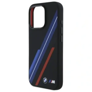Kup BMW BMHMP16X23SSPK Apple iPhone 16 Pro Max carcasă din silicon cu linii aleatorii MagSafe neagră - BMW721 - {ean13} - Sklep Home Screen