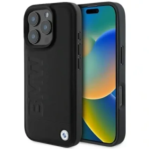 Kup Etui BMW BMHMP16XSLLBK Apple iPhone 16 Pro Max hardcase Leather Hot Stamp MagSafe černý/black - BMW722 - {ean13} - Sklep Home Screen