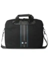 Torba BMW BMCB15COMPVSKL 16" Nylon Blue Stripe černá/black
