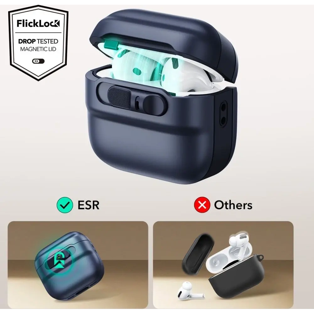 Etui ESR Pulse Halolock MagSafe Apple AirPods 4 Blue