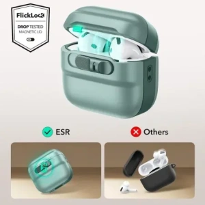 Kup ESR Pulse Halolock MagSafe Apple AirPods 4 Grün - ESR867 - {ean13} - Sklep Home Screen
