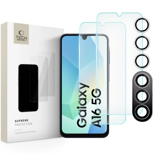 Kup Szkło hartowane Tech-Protect Supreme Set Samsung Galaxy A16 4G / 5G Clear - THP3463 - {ean13} - Sklep Home Screen