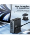 Kup Tech-Protect DC140W-GAN încărcător desktop cu 5 porturi 2xUSB-A, 3xUSB-C PD140W / QC3.0 Negru - THP3467 - {ean13} - Sklep Home Screen
