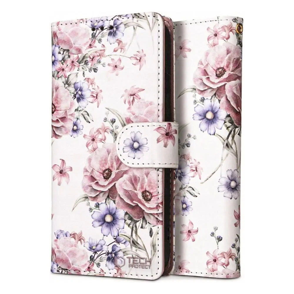 Etui Tech-Protect Wallet Samsung Galaxy A16 4G / 5G Blossom Flower