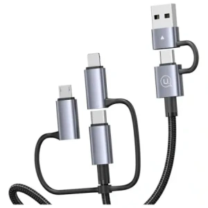 Kup Kabel USAMS USB-A, USB-C / USB-C, Lightning, MicroUSB Rychlé nabíjení 60W 1.2m Datový kabel Digitální displej Hliníková slitina Série Sufeng - USA1201 - {ean13} - Sklep Home Screen