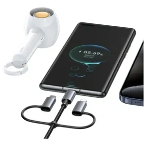 Kup Kabel USAMS USB-A, USB-C / USB-C, Lightning, MicroUSB Rychlé nabíjení 60W 1.2m Datový kabel Digitální displej Hliníková slitina Série Sufeng - USA1201 - {ean13} - Sklep Home Screen