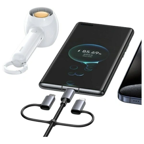 Kup Cablu USAMS USB-A, USB-C / USB-C, Lightning, MicroUSB Încărcare rapidă 60W 1.2m Cablu de date Afișaj digital Aluminiu aliaj Seria Sufeng - USA1201 - {ean13} - Sklep Home Screen