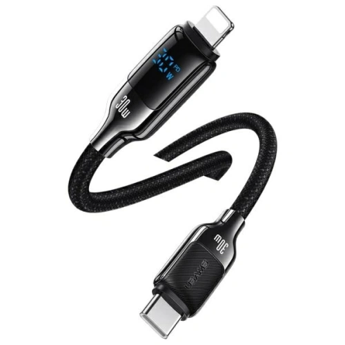 Kup Cablul USB-C / Lightning USAMS 30W 1.2m Display Digital Zinc Alloy Cablul de date pentru încărcare rapidă Seria HX - USA1202 - {ean13} - Sklep Home Screen