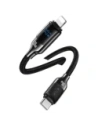Kup Cablul USB-C / Lightning USAMS 30W 1.2m Display Digital Zinc Alloy Cablul de date pentru încărcare rapidă Seria HX - USA1202 - {ean13} - Sklep Home Screen