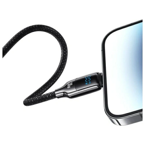 Buy USAMS USB-C / Lightning cable 30W 1.2m Digital Display Zinc Alloy Fast Charging Data Cable HX Series - USA1202 - {ean13} - Home Screen Store Europe