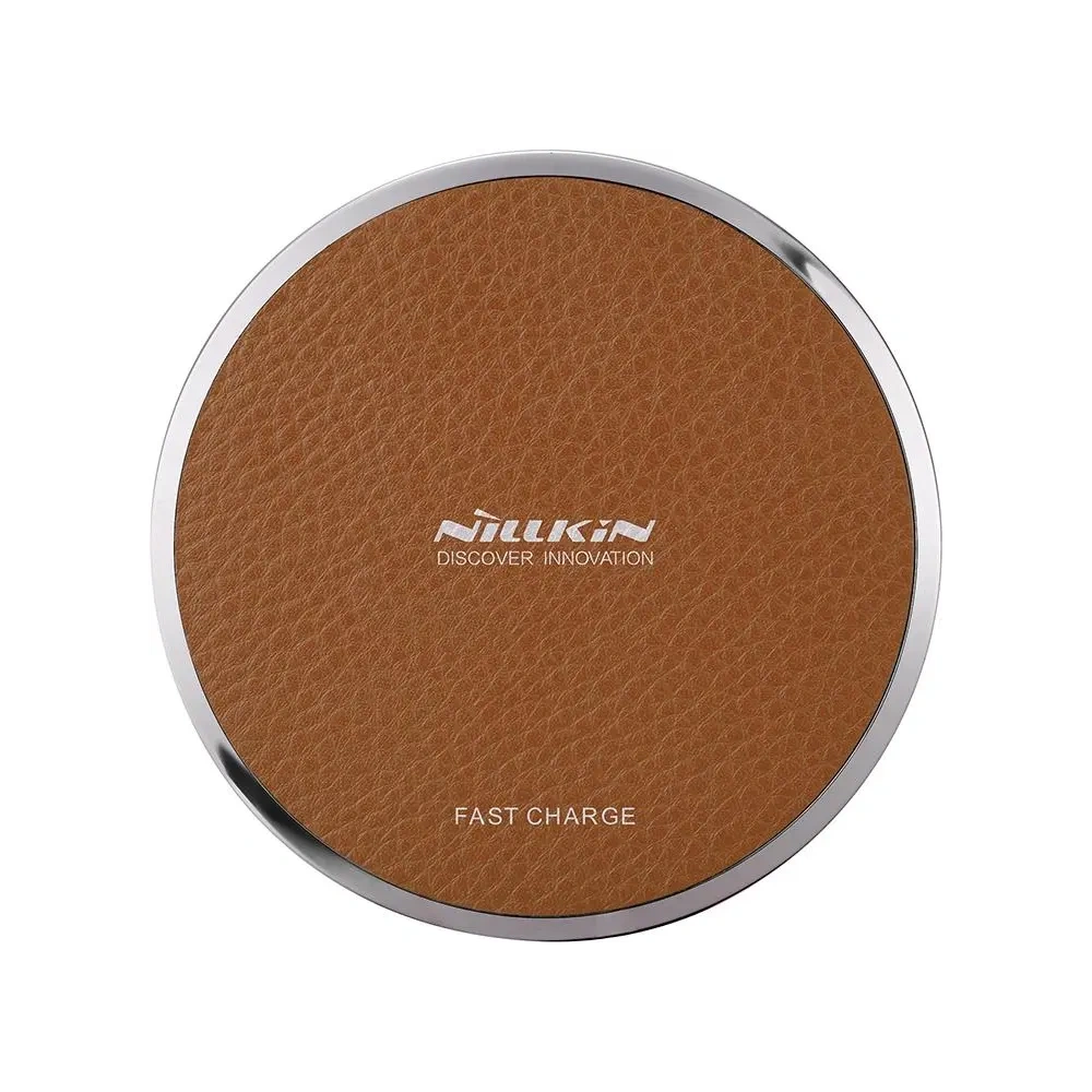 Ładowarka bezprzewodowa Nillkin Magic Disk III Fast Charge 10W brązowa/brown