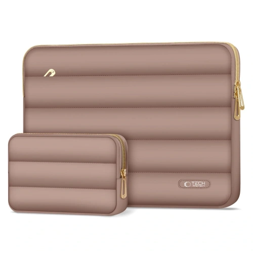 Buy Tech-Protect Puffy Laptop 13-14 case + accessory bag Walnut - THP3475 - {ean13} - Home Screen Store Europe