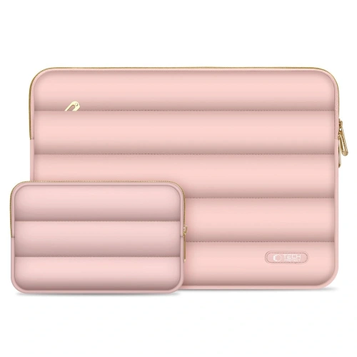 Kup Pokročivec + taška na příslušenství Tech-Protect Puffy Laptop 15-16 Prašná růže - THP3477 - {ean13} - Sklep Home Screen