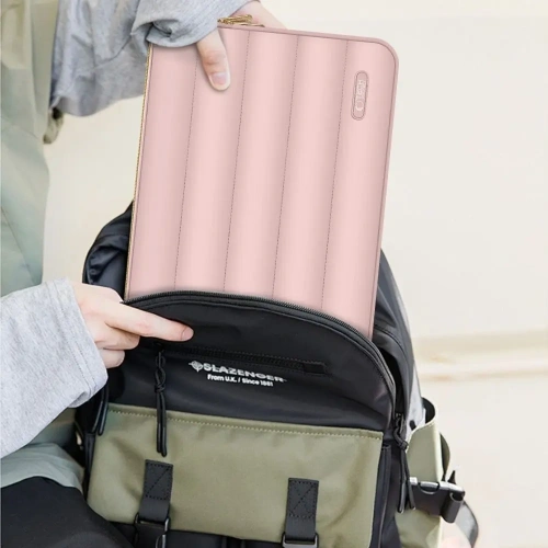 Kup Pokročivec + taška na příslušenství Tech-Protect Puffy Laptop 15-16 Prašná růže - THP3477 - {ean13} - Sklep Home Screen